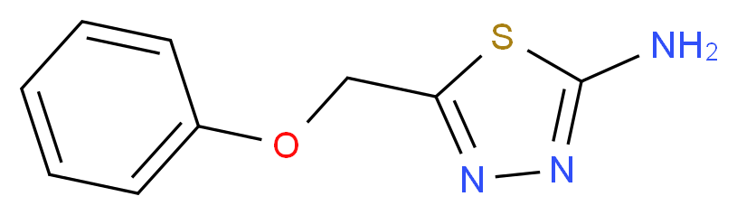 5-(phenoxymethyl)-1,3,4-thiadiazol-2-amine_分子结构_CAS_)