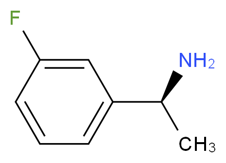 (1S)-1-(3-fluorophenyl)ethan-1-amine_分子结构_CAS_)