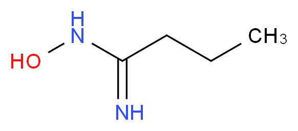 N-hydroxybutanimidamide_分子结构_CAS_27620-10-6