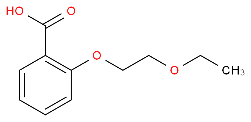 2-(2-Ethoxyethoxy)benzoic acid_分子结构_CAS_)