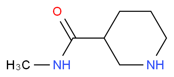 N-methylpiperidine-3-carboxamide hydrochloride_分子结构_CAS_)