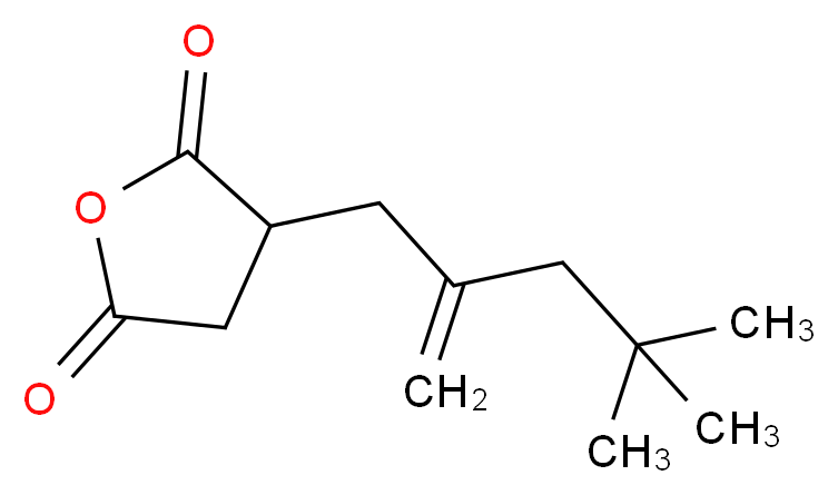 3-(4,4-dimethyl-2-methylidenepentyl)oxolane-2,5-dione_分子结构_CAS_72242-65-0