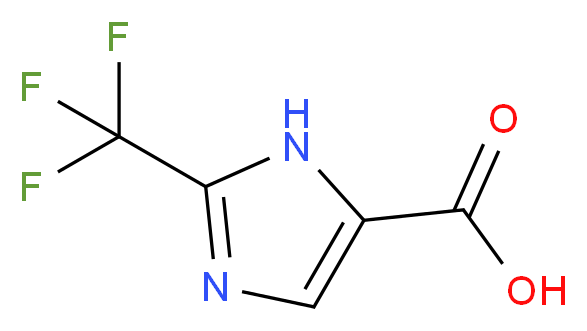 2-(Trifluoromethyl)-1H-imidazole-5-carboxylic acid_分子结构_CAS_78016-98-5)