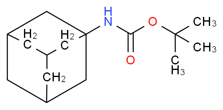 N-t-Boc-1-adamantylamine_分子结构_CAS_151476-40-3)