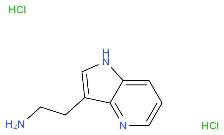 2-(1H-Pyrrolo[3,2-b]pyridin-3-yl)ethanamine dihydrochloride_分子结构_CAS_27311-25-7)