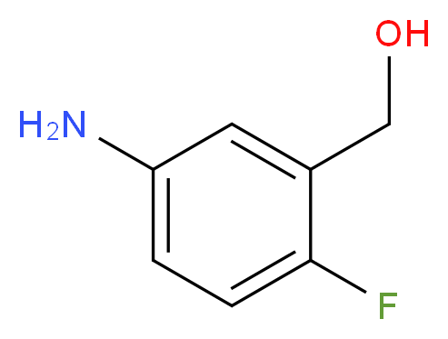 (5-Amino-2-fluorophenyl)methanol_分子结构_CAS_84832-00-8)