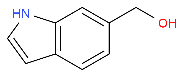 1H-Indol-6-ylmethanol_分子结构_CAS_1075-26-9)