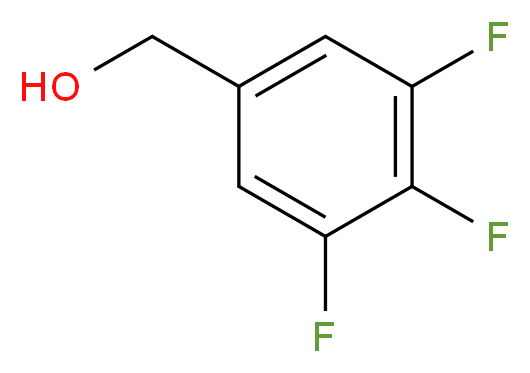 (3,4,5-trifluorophenyl)methanol_分子结构_CAS_220227-37-2