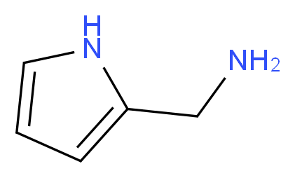 1H-pyrrol-2-ylmethanamine_分子结构_CAS_)