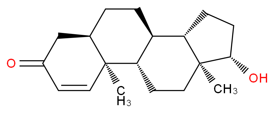 (1S,2R,7R,10R,11S,14S,15S)-14-hydroxy-2,15-dimethyltetracyclo[8.7.0.0<sup>2</sup>,<sup>7</sup>.0<sup>1</sup><sup>1</sup>,<sup>1</sup><sup>5</sup>]heptadec-3-en-5-one_分子结构_CAS_10529-96-1