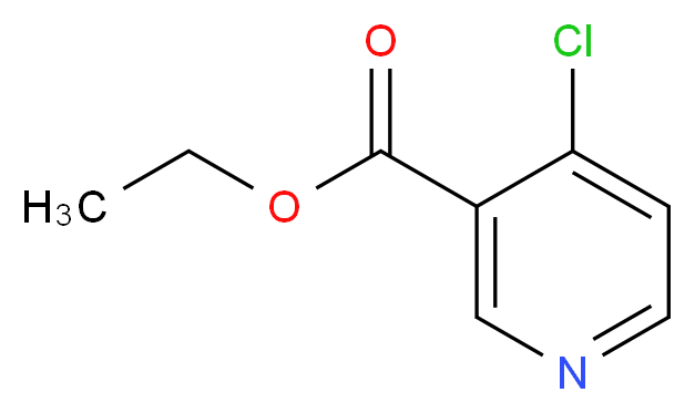 Ethyl 4-chloronicotinate_分子结构_CAS_37831-62-2)