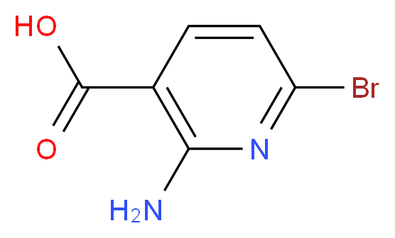 2-amino-6-bromopyridine-3-carboxylic acid_分子结构_CAS_1196157-51-3