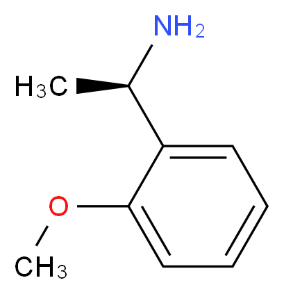 (1R)-1-(2-methoxyphenyl)ethan-1-amine_分子结构_CAS_68285-23-4