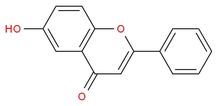 6-羟基黄酮_分子结构_CAS_6665-83-4)