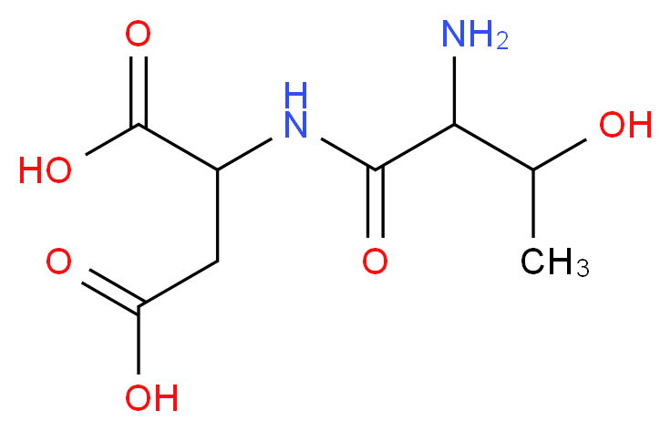 2-(2-amino-3-hydroxybutanamido)butanedioic acid_分子结构_CAS_108320-97-4