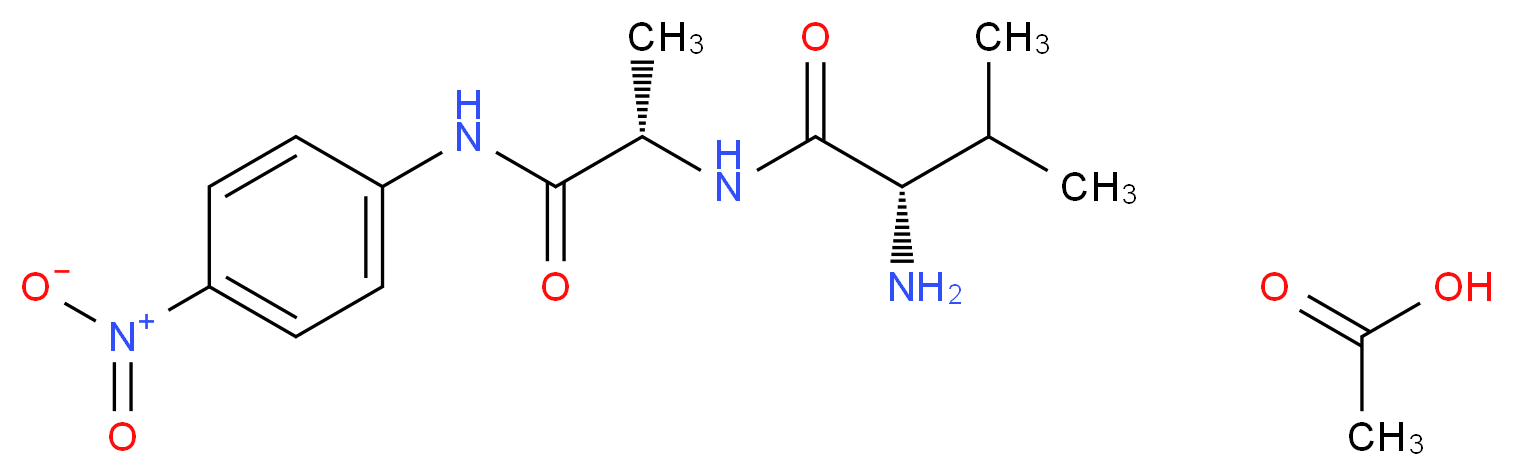 Val-Ala p-Nitroanilide acetate salt_分子结构_CAS_108321-94-4)