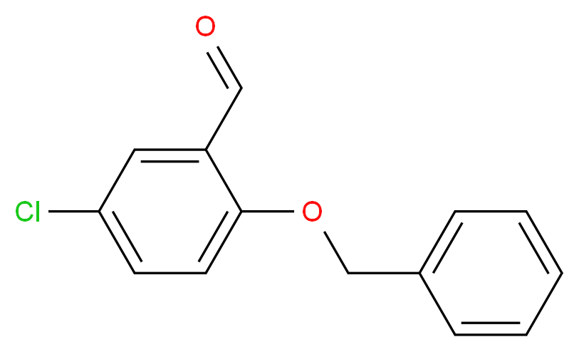 2-(benzyloxy)-5-chlorobenzaldehyde_分子结构_CAS_38544-16-0