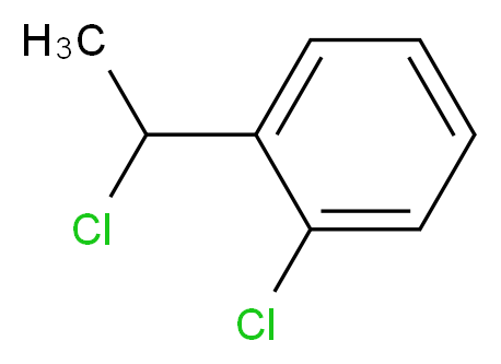 1-chloro-2-(1-chloroethyl)benzene_分子结构_CAS_20001-64-3