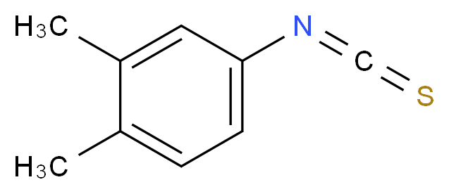 3,4-dimethylphenyl isothiocyanate_分子结构_CAS_19241-17-9)