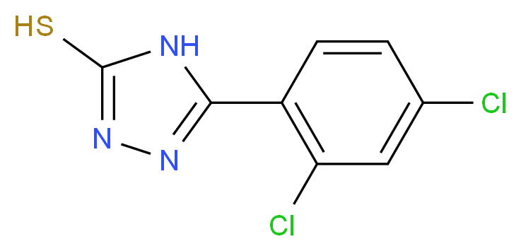 5-(2,4-Dichloro-phenyl)-4H-[1,2,4]triazole-3-thiol_分子结构_CAS_26028-68-2)