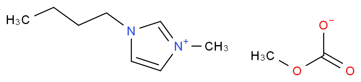 1-butyl-3-methyl-1H-imidazol-3-ium methyl carbonate_分子结构_CAS_916850-37-8