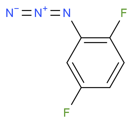2-azido-1,4-difluorobenzene_分子结构_CAS_)
