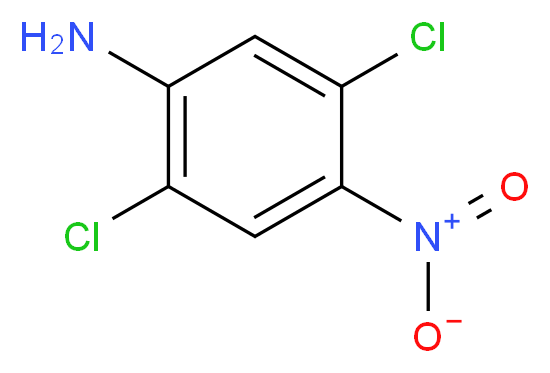 2,5-dichloro-4-nitroaniline_分子结构_CAS_6627-34-5
