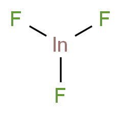 氟化铟(III)_分子结构_CAS_7783-52-0)