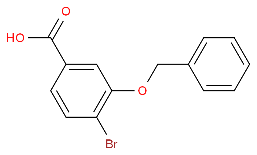 3-(Benzyloxy)-4-bromobenzoic acid 98%_分子结构_CAS_17054-27-2)