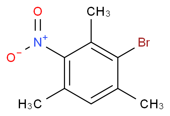 3-Bromo-2,4,6-trimethylnitrobenzene_分子结构_CAS_90561-85-6)