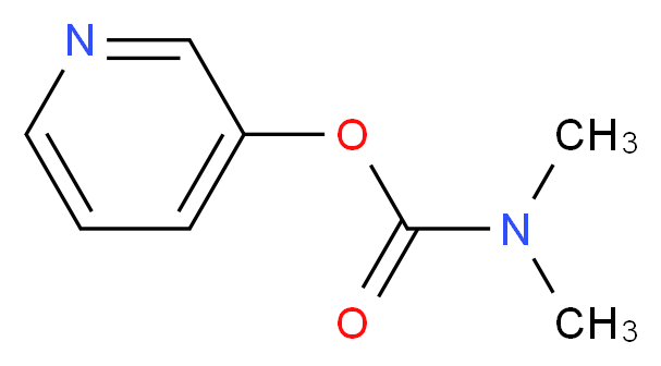 pyridin-3-yl N,N-dimethylcarbamate_分子结构_CAS_51581-32-9