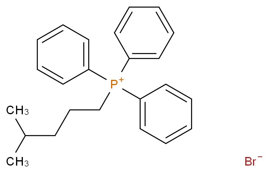 (4-methylpentyl)triphenylphosphanium bromide_分子结构_CAS_70240-41-4
