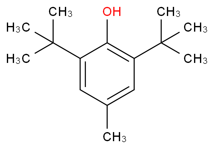 CAS_128-37-0 分子结构