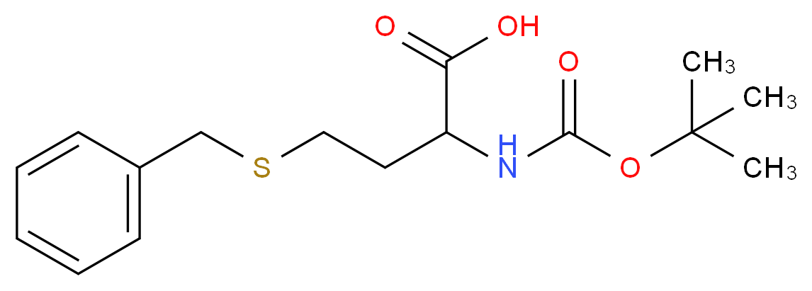 Boc-S-benzyl-DL-homocysteine_分子结构_CAS_)