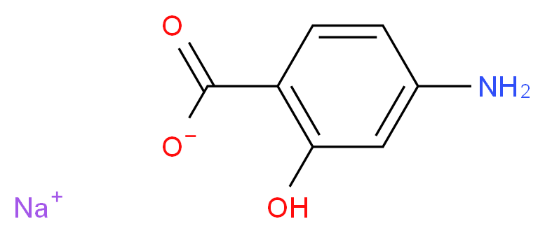 Sodium 4-amino-2-hydroxybenzoate_分子结构_CAS_133-10-8)