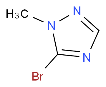 5-bromo-1-methyl-1H-1,2,4-triazole_分子结构_CAS_16681-72-4