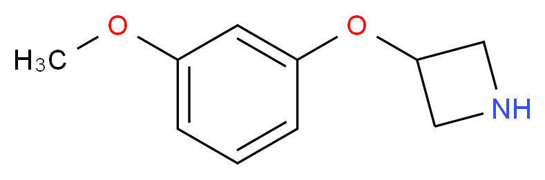 3-(3-Methoxyphenoxy)azetidine_分子结构_CAS_)