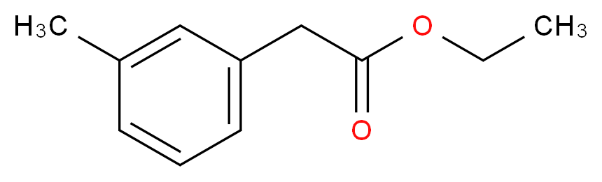 ethyl 2-(3-methylphenyl)acetate_分子结构_CAS_40061-55-0