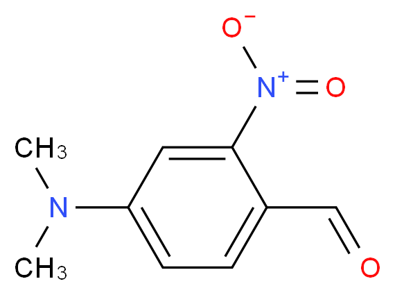 4-二甲氨基-2-硝基苯甲醛_分子结构_CAS_56670-20-3)