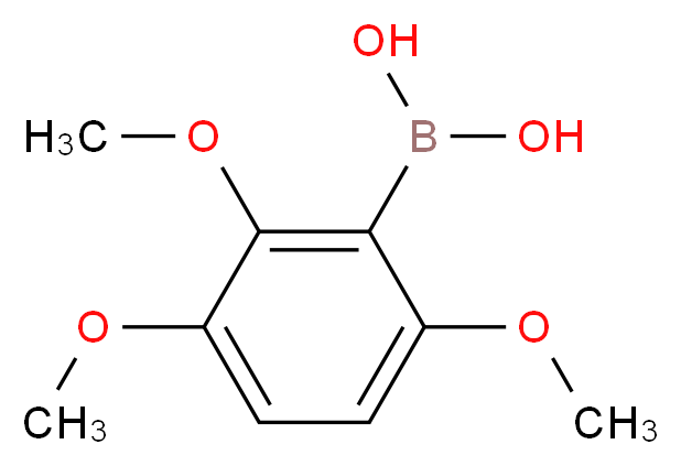 2,3,6-三甲氧基苯硼酸_分子结构_CAS_380430-67-1)