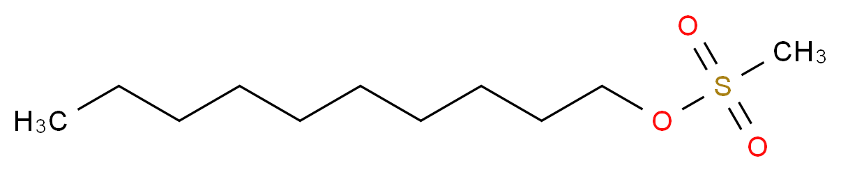 Decyl methanesulfonate_分子结构_CAS_41233-29-8)