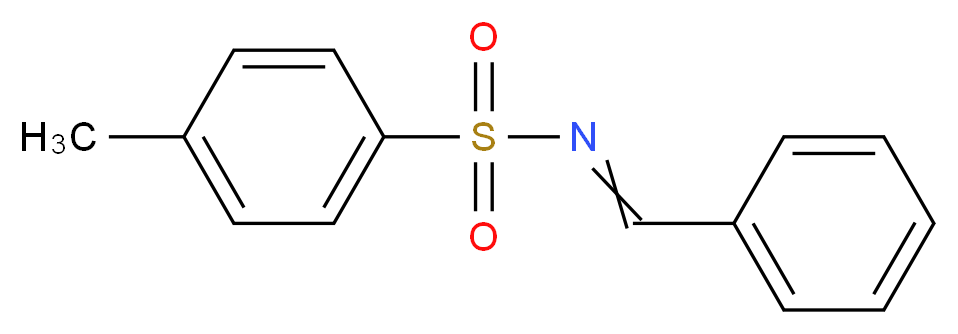 4-methyl-N-[(1E)-phenylmethylidene]benzene-1-sulfonamide_分子结构_CAS_51608-60-7