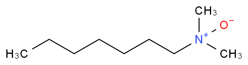 N,N-dimethylheptanamine oxide_分子结构_CAS_15290-93-4