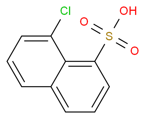 8-Chloronaphthalene-1-sulphonic acid 97%_分子结构_CAS_145-74-4)