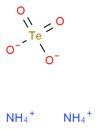 diammonium tellurate_分子结构_CAS_13453-06-0