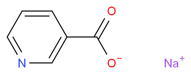 sodium pyridine-3-carboxylate_分子结构_CAS_54-86-4