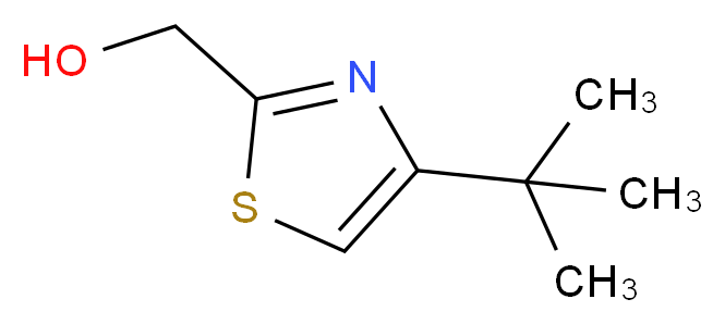 (4-tert-butyl-1,3-thiazol-2-yl)methanol_分子结构_CAS_475059-74-6