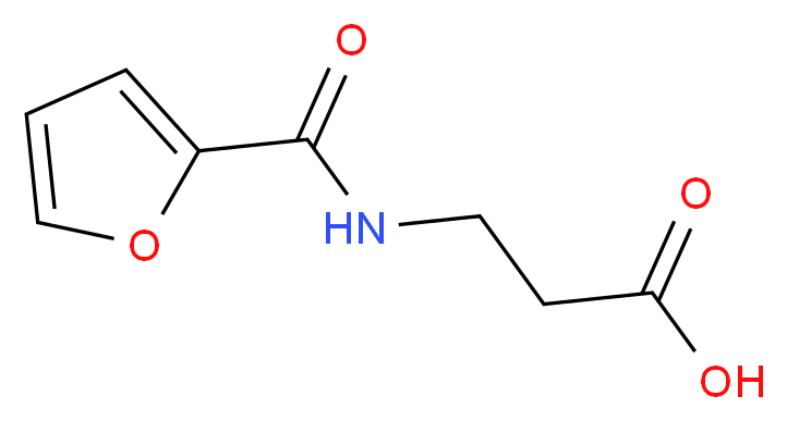 3-(furan-2-ylformamido)propanoic acid_分子结构_CAS_5652-37-9