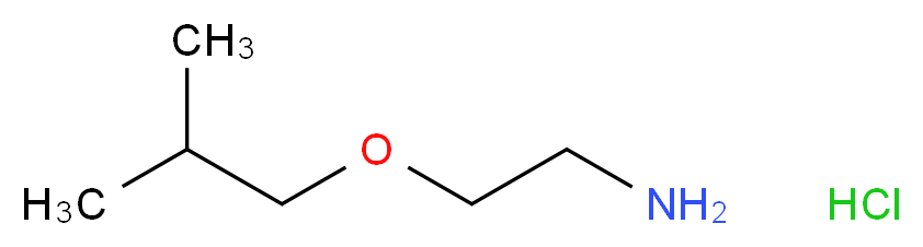2-(2-methylpropoxy)ethan-1-amine hydrochloride_分子结构_CAS_)