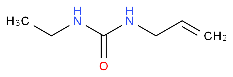 1-ethyl-3-(prop-2-en-1-yl)urea_分子结构_CAS_67132-59-6